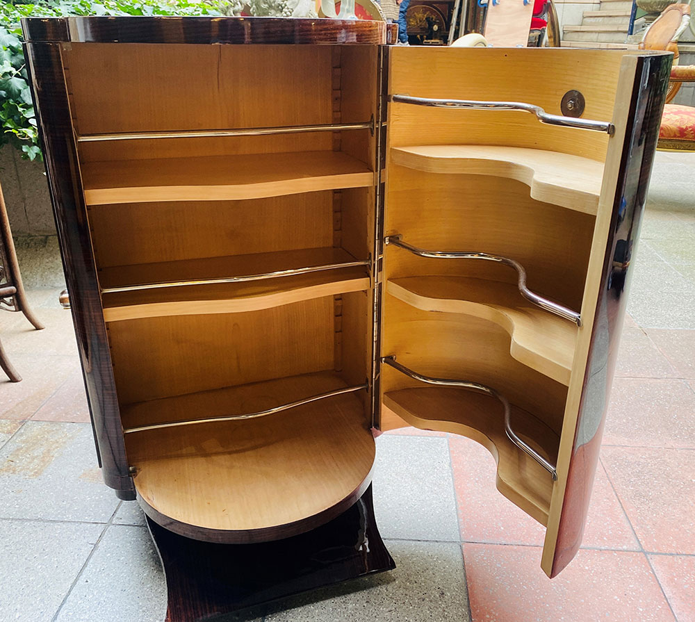 Petit Bar Art Déco en palissandre 08