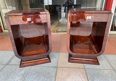 Paire de chevets en palissandre