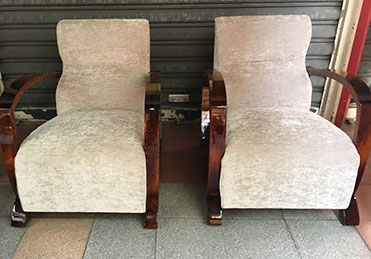 Paire de fauteuils Art-Déco